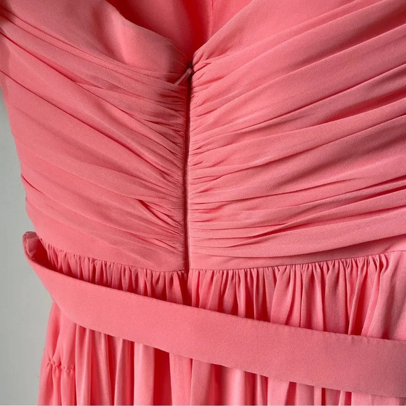 NWT DESSY Collection salmon / ginger pink prom dress / evening gown - Picture 9 of 14